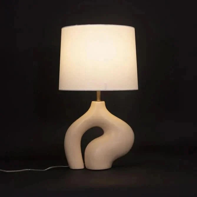 Table Lamp | Resin Art & Minimalist Design | E27 Socket