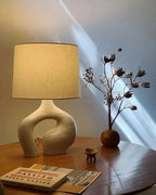 Table Lamp | Resin Art & Minimalist Design | E27 Socket