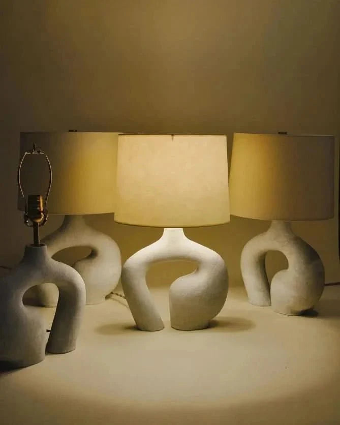 Table Lamp | Resin Art & Minimalist Design | E27 Socket