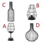 Table Lamp | Retro Hollow Iron & Ambient Glow | E27 Bulb