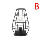 Table Lamp | Retro Hollow Iron & Ambient Glow | E27 Bulb