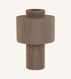 Table Lamp | Ribbed Cotton Shade | Warm Ambient Light | 25 × 39.3 cm