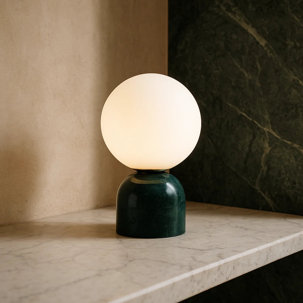 Table Lamp | Scandinavian Minimalist & Sustainable Materials | Warm Ambient LED