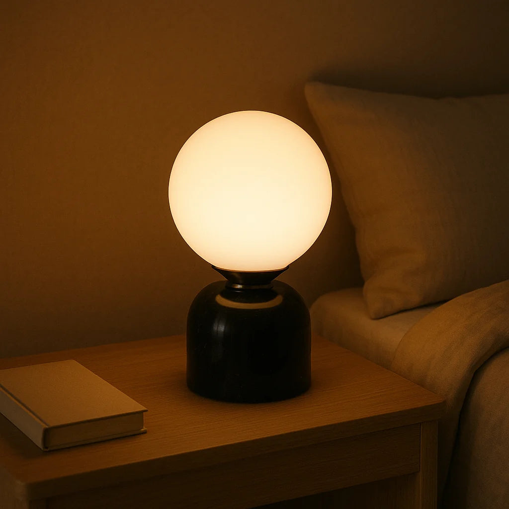 Table Lamp | Scandinavian Minimalist & Sustainable Materials | Warm Ambient LED