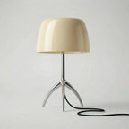 Table Lamp | Sculptural Tripod Base & Rotating Dome | LED Included