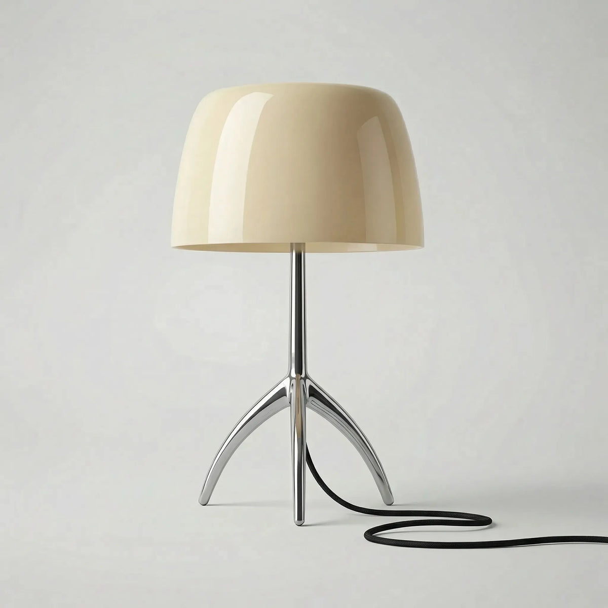 Table Lamp | Sculptural Tripod Base & Rotating Dome | LED Included