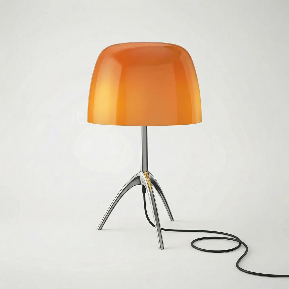 Table Lamp | Sculptural Tripod Base & Rotating Dome | LED Included