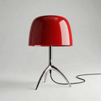 Table Lamp | Sculptural Tripod Base & Rotating Dome | LED Included