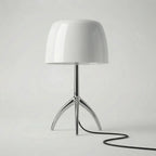 Table Lamp | Sculptural Tripod Base & Rotating Dome | LED Included