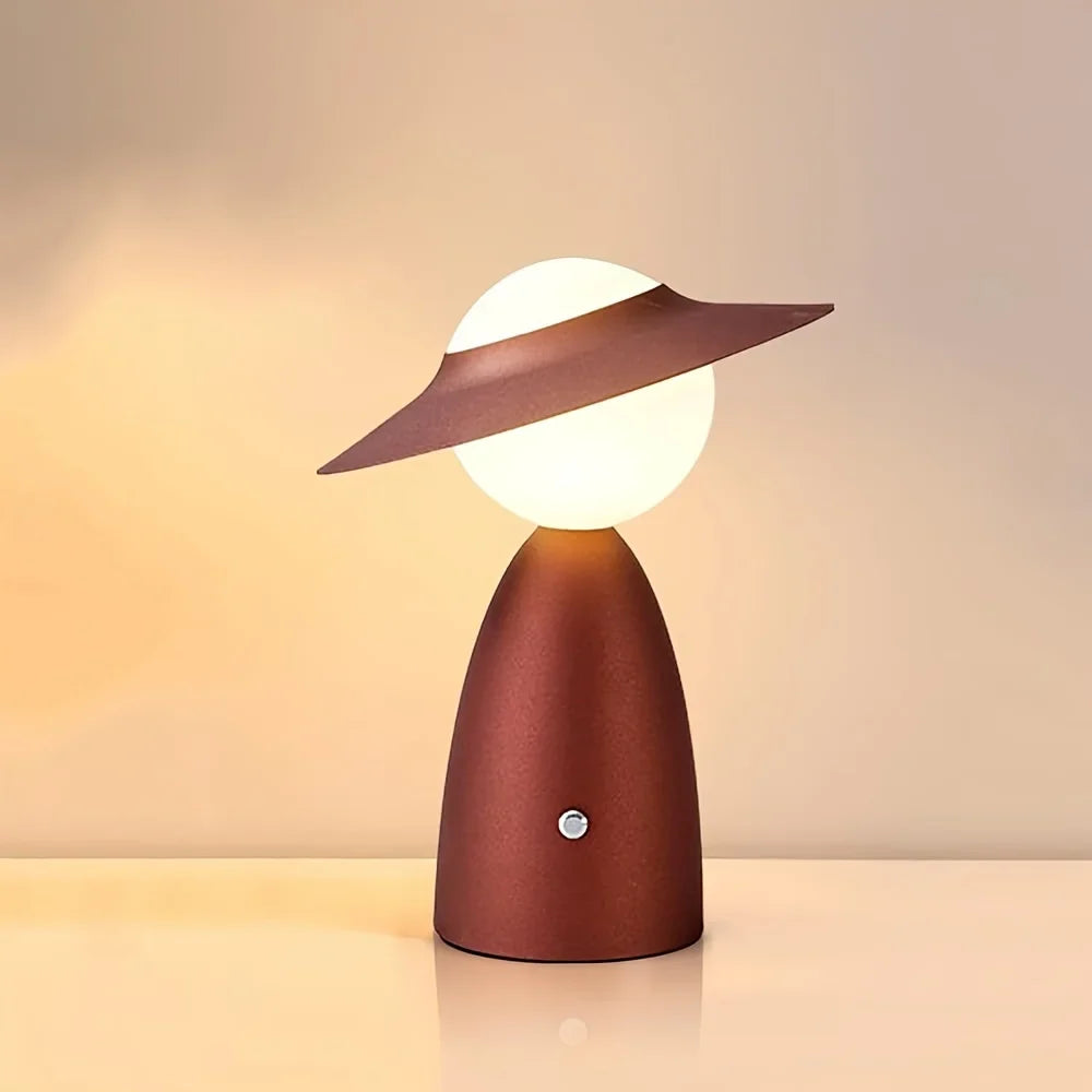 Table Lamp | Touch-Control Dimmable LED & Qi Wireless Charging | Up To 10-Hour Battery