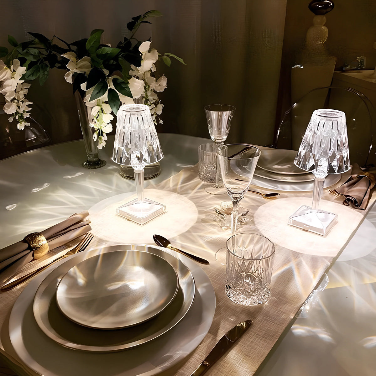 Table Lamp | Touch-Sensitive & Rechargeable | 3 Light Modes