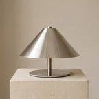 Table Lamp | Wide Cone Shade & Touch Dimming