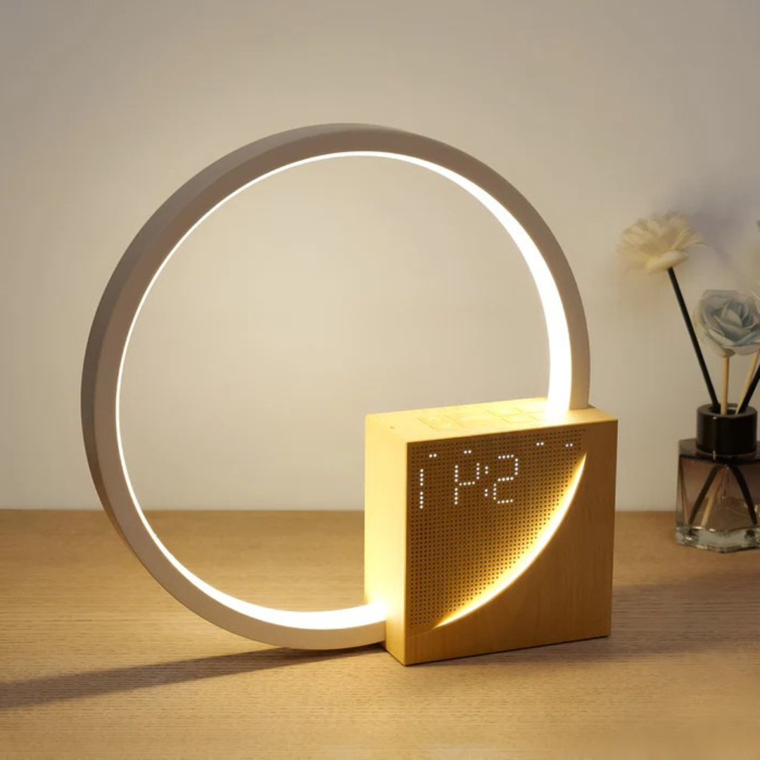 Table Lamp | Wake-Up Light & Alarm Clock | USB Charging Port
