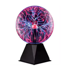Table Lamp | Interactive Plasma Ball & Glass Globe | Mood Lighting