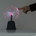 Table Lamp | Interactive Plasma Ball & Glass Globe | Mood Lighting