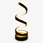 Table Lamp with Spiral Design