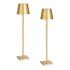 Table Lamps | Cordless & Rechargeable Gold-Tone | Set of 2