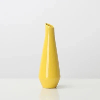 Table Vase | Porcelain Bright Solid Colour | 21 x 7 cm