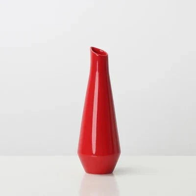 Table Vase | Porcelain Bright Solid Colour | 21 x 7 cm