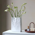 Table Vase | Sculptural Folded-Paper Ceramic
