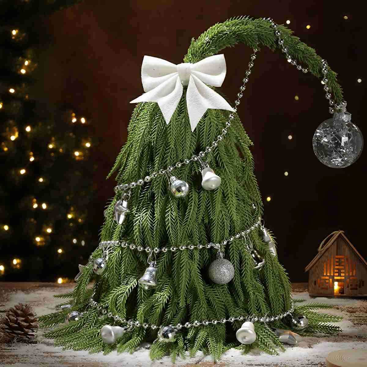 Tabletop Christmas Tree | Realistic PE & Compact | 30/45/60 cm