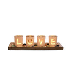 Tabletop Decoration | Natural Wood Sculptural Design