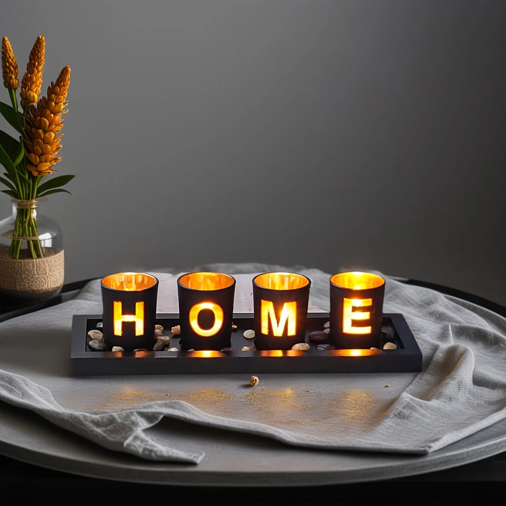 Tabletop Decoration | Natural Wood Sculptural Design