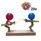 Tabletop Game | Handmade Wood Puppets & Two Swords | 2 Players