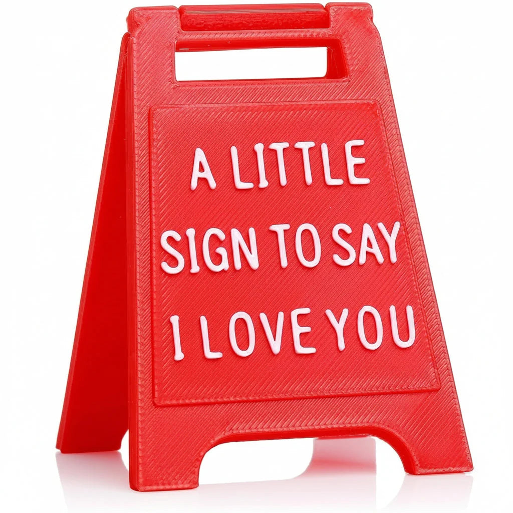 Tabletop Sign | Freestanding & Durable Molded Plastic | 8 Message Options