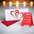Tabletop Sign | Freestanding & Durable Molded Plastic | 8 Message Options