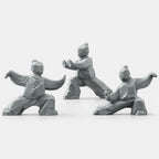Tai Chi Figurine | 3D-Printed PLA & Matte Marble Finish
