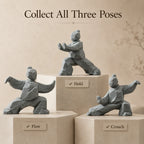 Tai Chi Figurine | 3D-Printed PLA & Matte Marble Finish