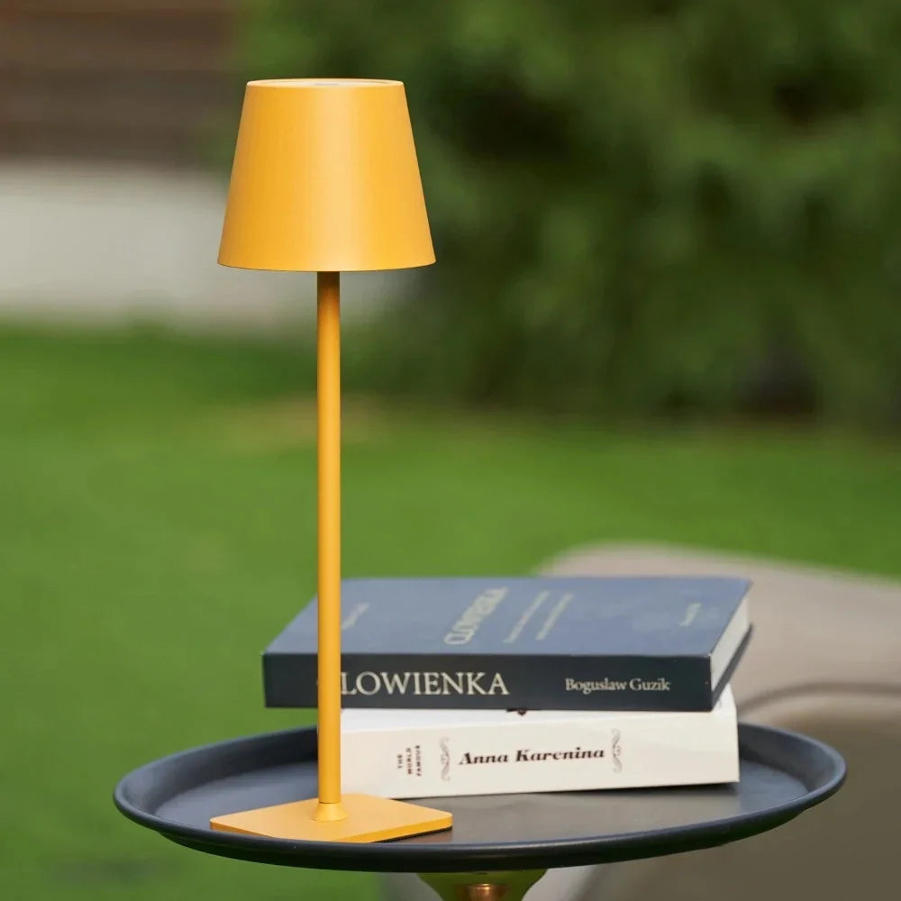 Tall Table Lamp | Touch-Activated Dimmable & Rechargeable | IP54