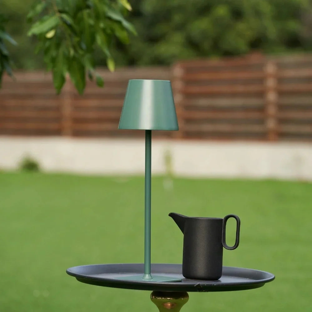 Tall Table Lamp | Touch-Activated Dimmable & Rechargeable | IP54