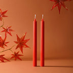 Taper Candle Pair | Sinuous Twist & Drip-Resistant