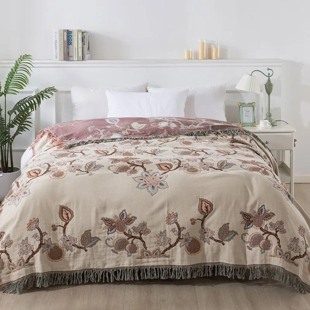 Tassel Bed Blanket