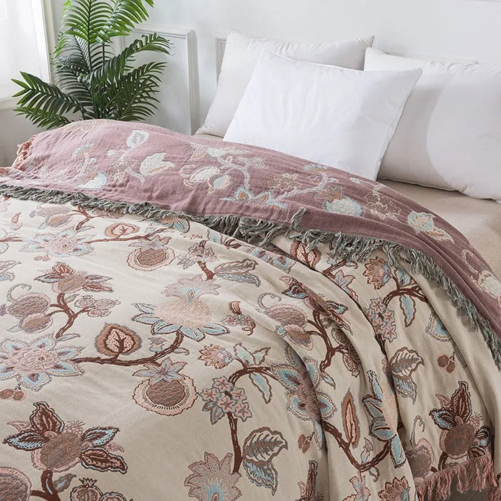 Tassel Bed Blanket