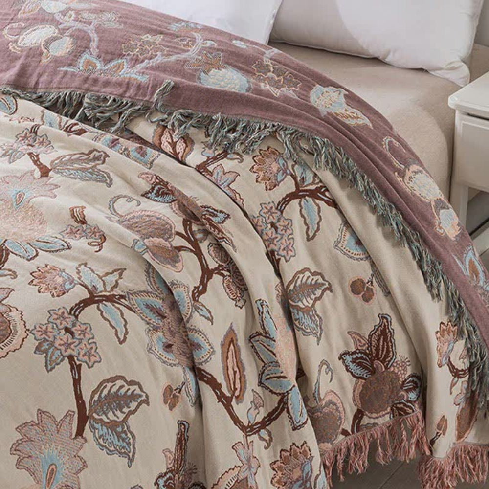 Tassel Bed Blanket