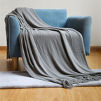 Tassel Knit Blanket