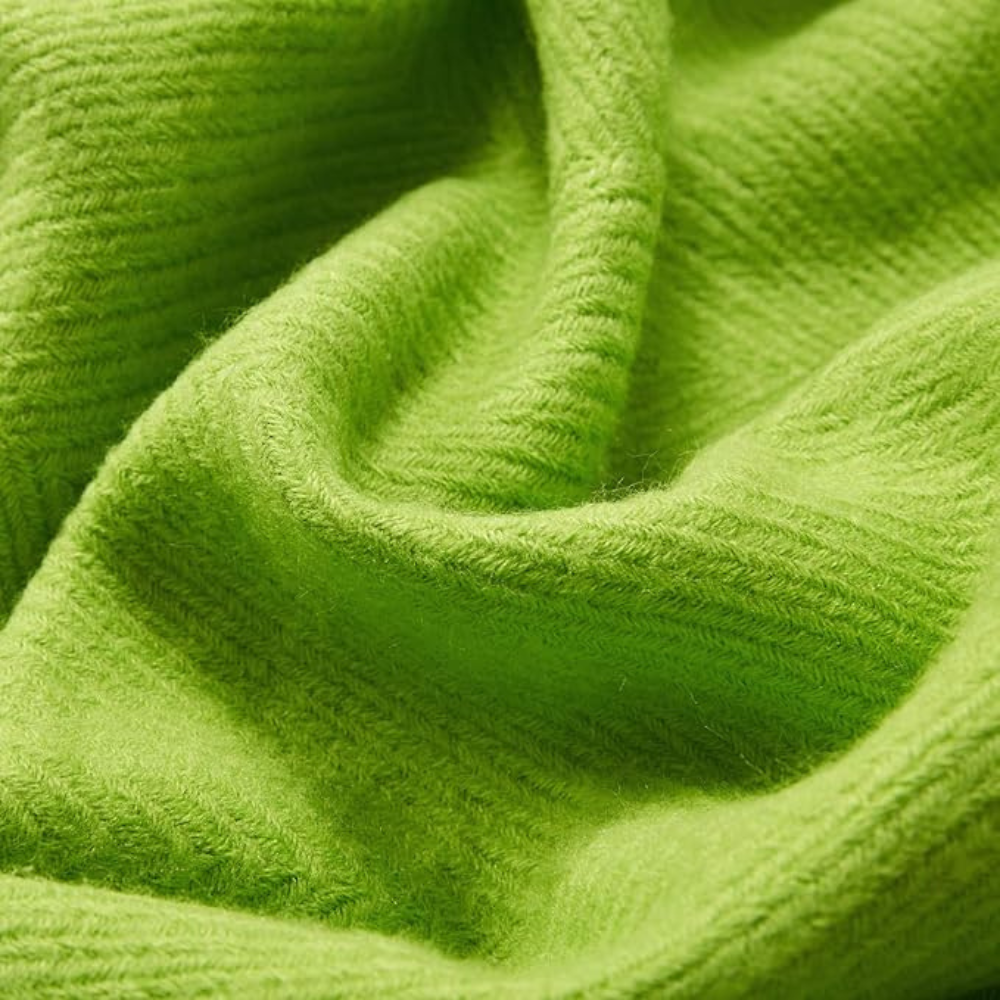 Tassel Knit Blanket