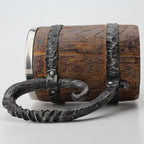Tavern Mug | Norse-Inspired Carved Design & Double-Walled Insulation | 650 ml