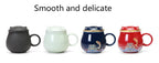 Tea Infuser Cup | Porcelain Removable Infuser Dishwasher & Microwave-Safe