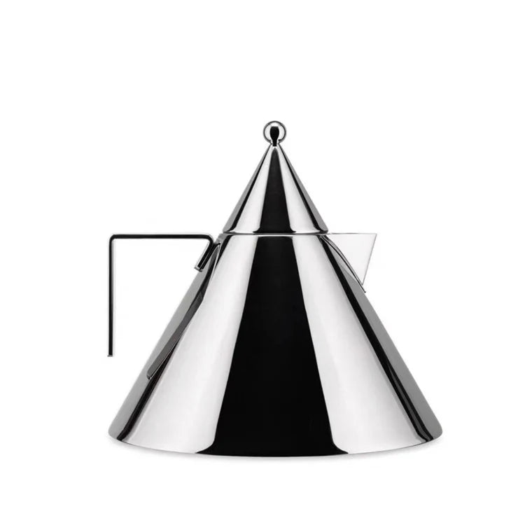 Tea Kettle | Stainless Steel Geometric Cone | Ergonomic Handle