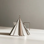 Tea Kettle | Stainless Steel Geometric Cone | Ergonomic Handle