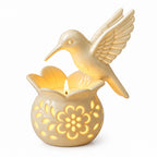 Tealight Candle Holder | Hummingbird Figurine & Compact Tabletop