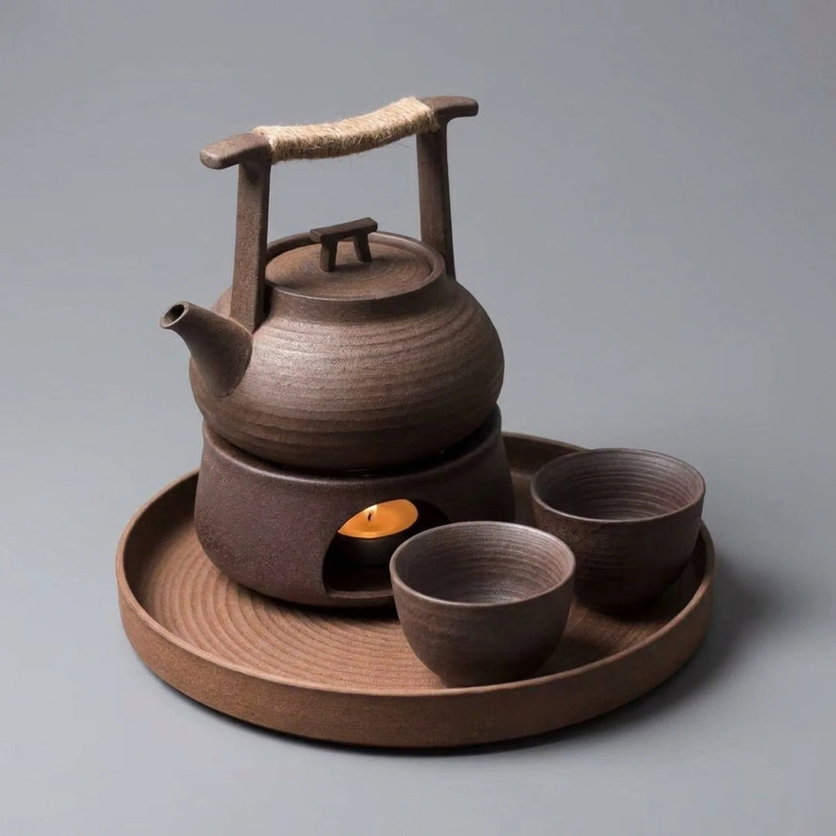 Teapot | Handcrafted Ceramic & Optional Warmer | 350 ml