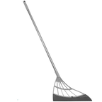 Telescopic Sweeper | Extendable Stainless Steel Rod & Rubber Squeegee Head | 53.1 Inch