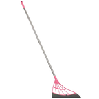 Telescopic Sweeper | Extendable Stainless Steel Rod & Rubber Squeegee Head | 53.1 Inch
