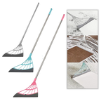 Telescopic Sweeper | Extendable Stainless Steel Rod & Rubber Squeegee Head | 53.1 Inch