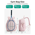 Tennis Backpack | Racket Holder, Shoe Compartment & Water-Resistant